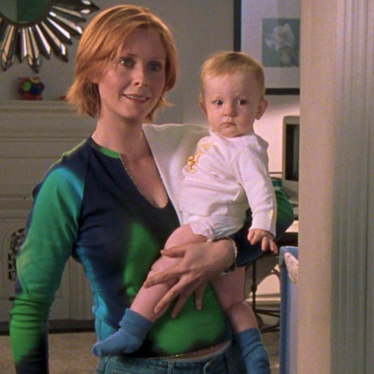 Roberto Cavalli 90s Ombre Long Sleeve Top - seen on SATC