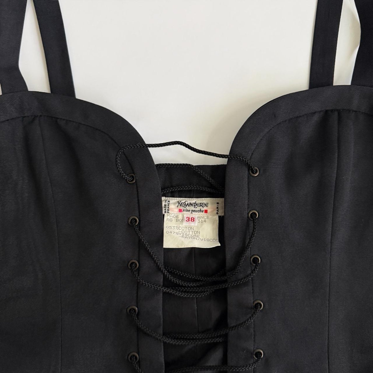 Yves Saint Laurent Rive Gauche SS 1991 Corset