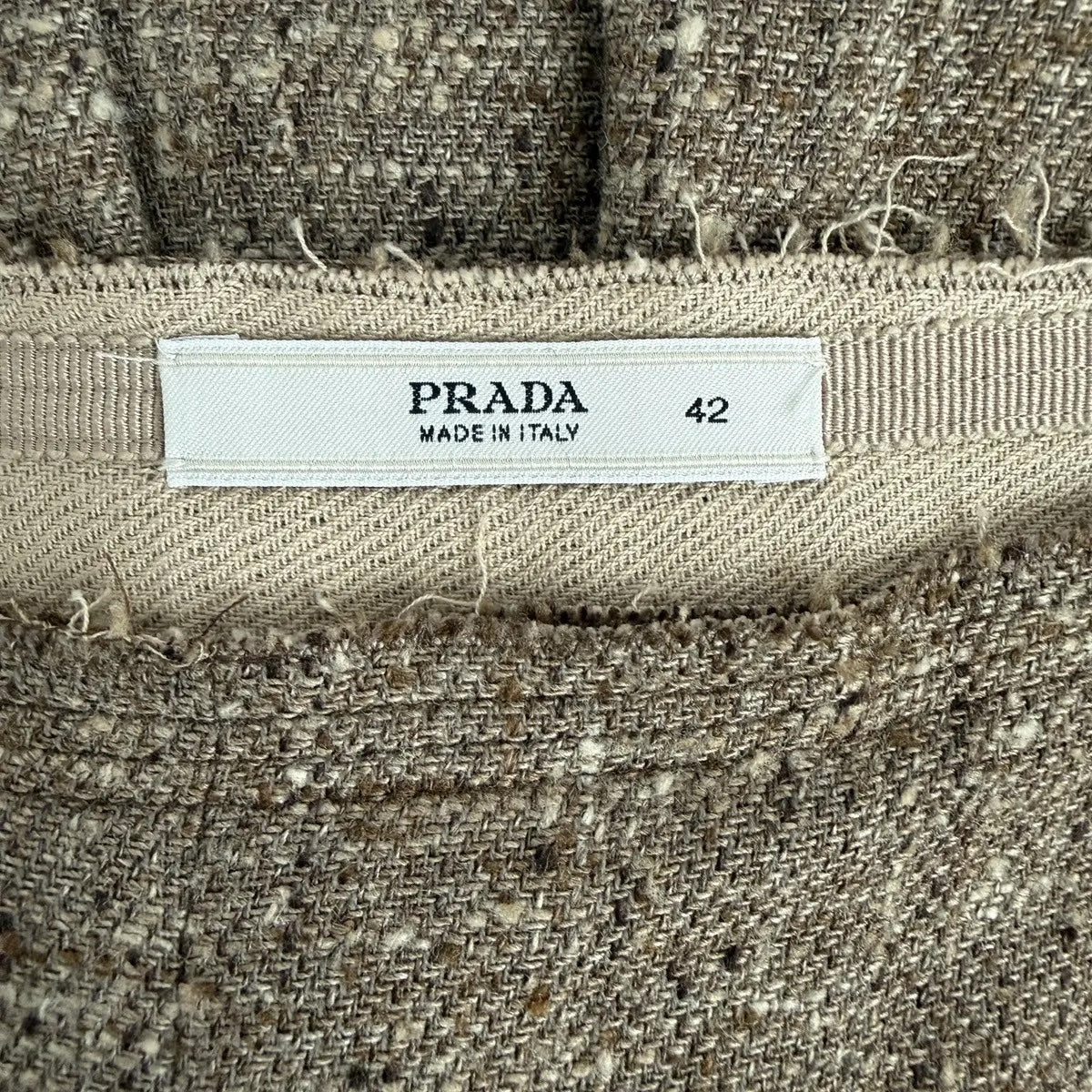 Prada Archival Vintage 2000 Pleated Midi Skirt