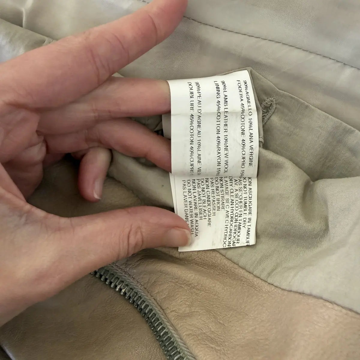 Archival 2000s Rick Owens Leather Jacket