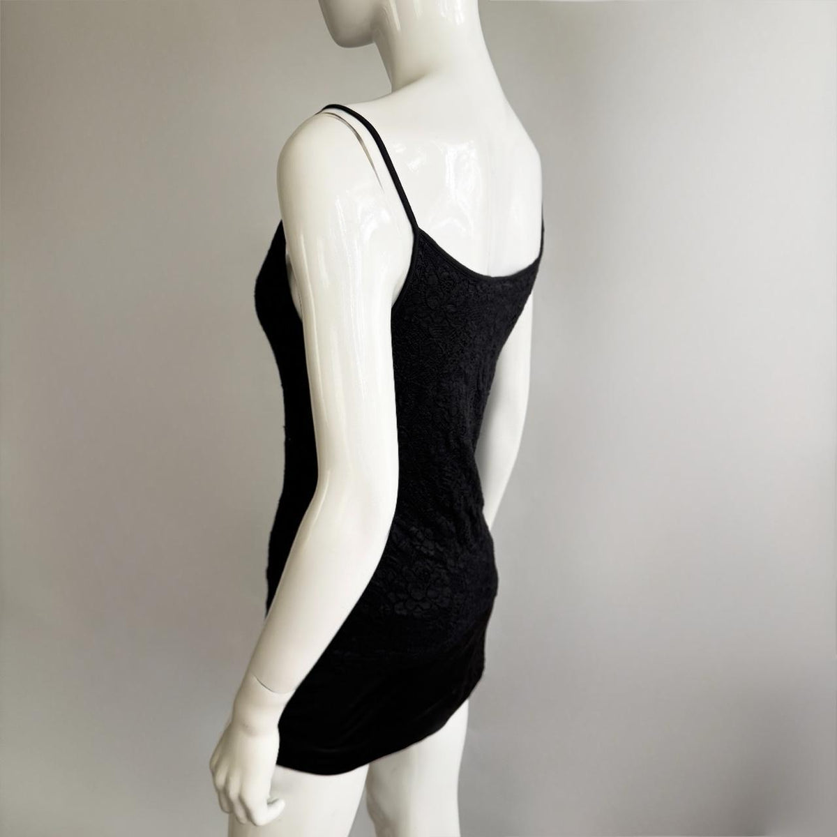 Anne Fontaine Paris Black Lace Camisole Top