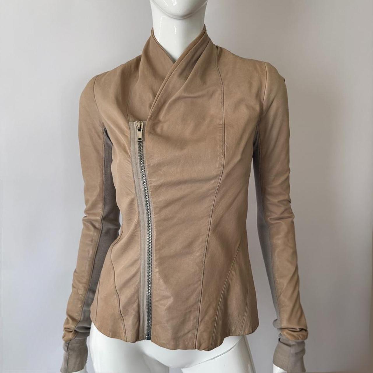 Archival 2000s Rick Owens Leather Jacket
