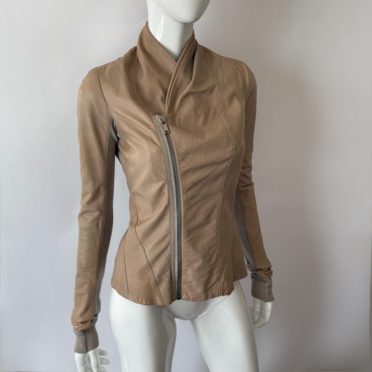 Archival 2000s Rick Owens Leather Jacket