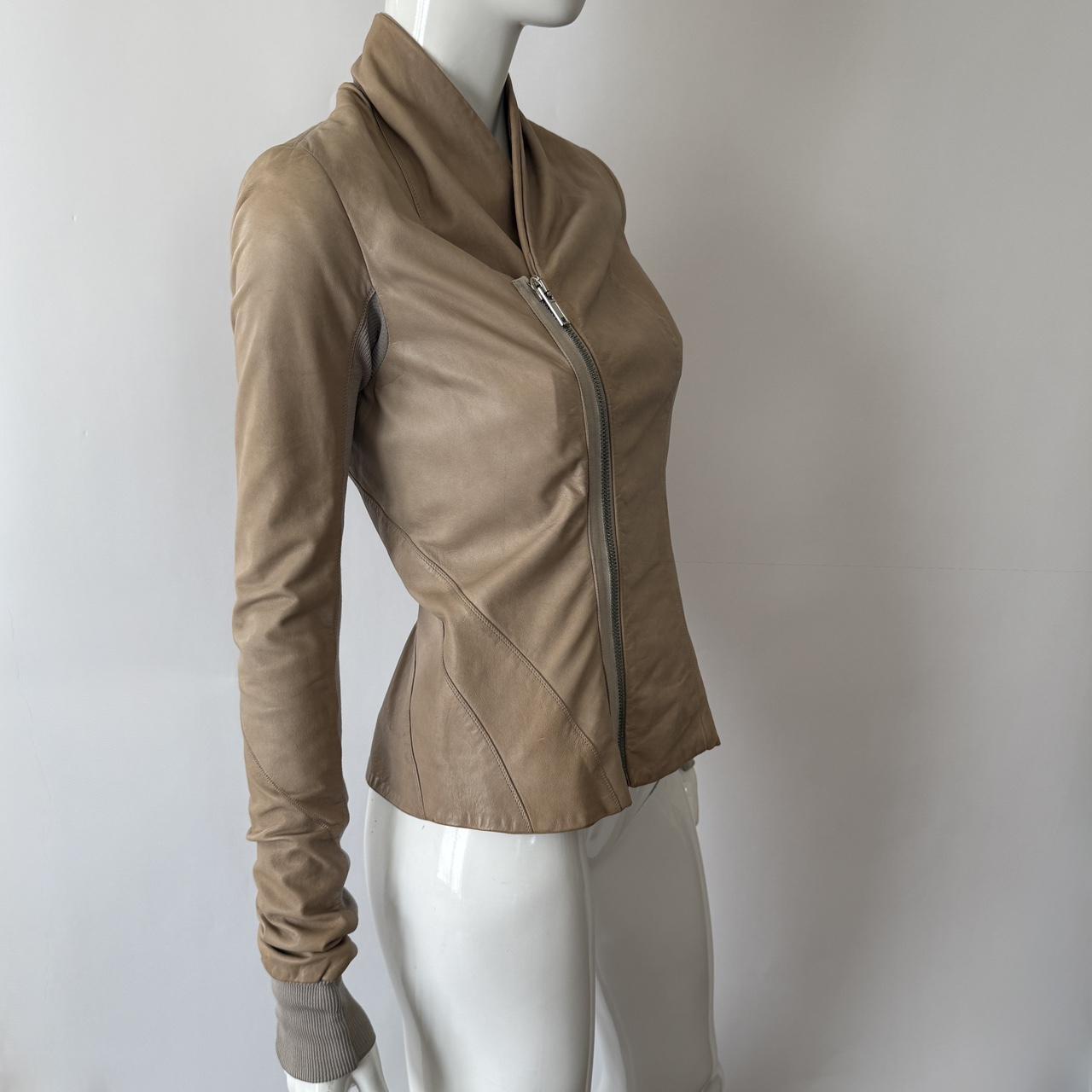 Archival 2000s Rick Owens Leather Jacket