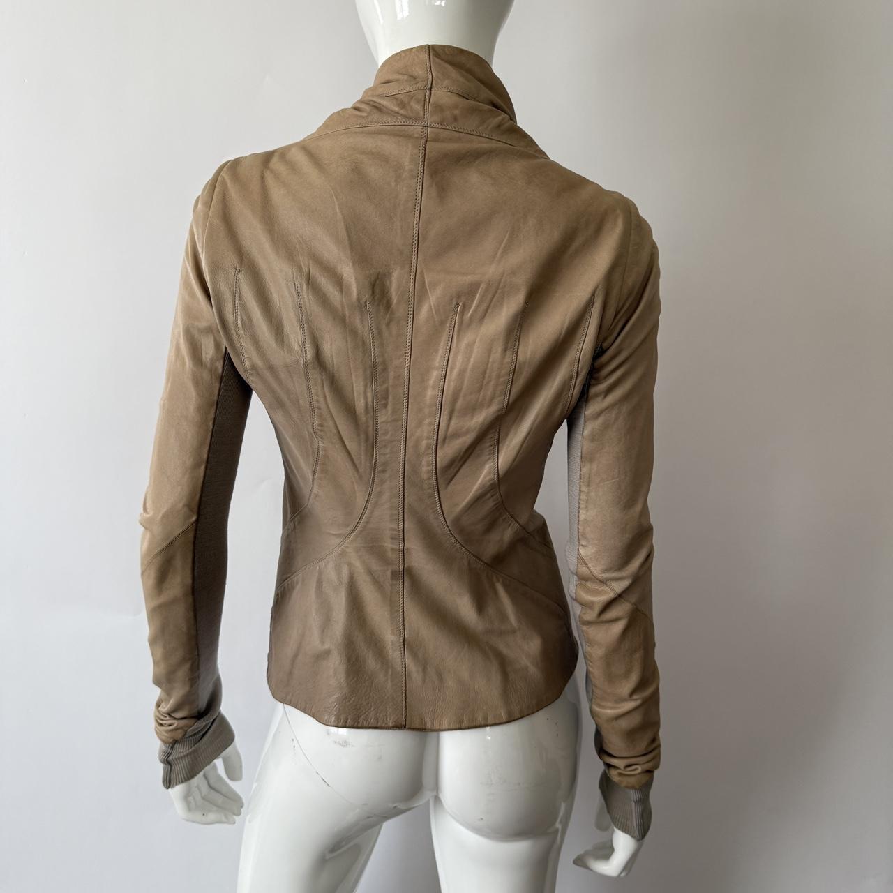 Archival 2000s Rick Owens Leather Jacket