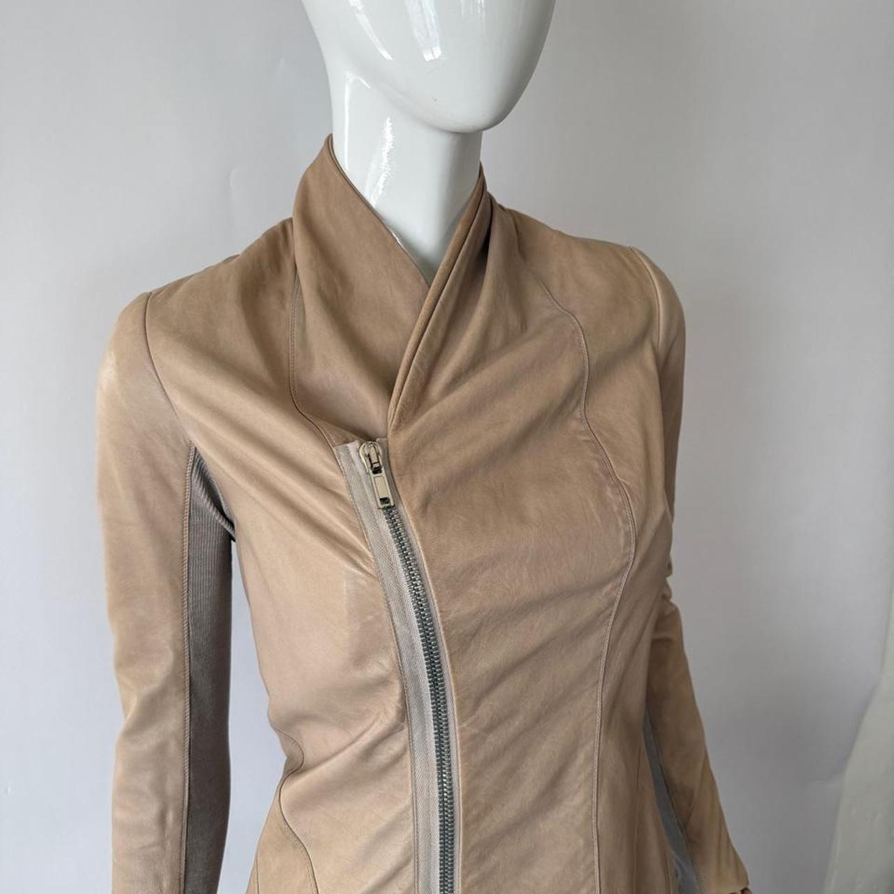 Archival 2000s Rick Owens Leather Jacket