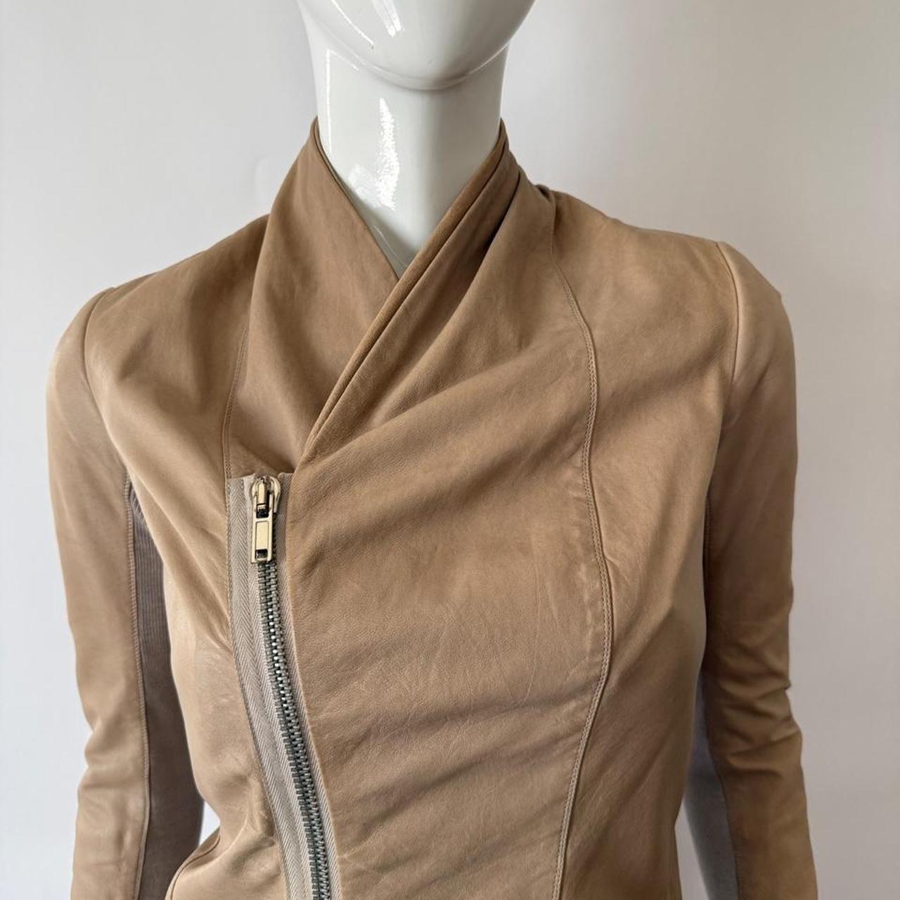 Archival 2000s Rick Owens Leather Jacket