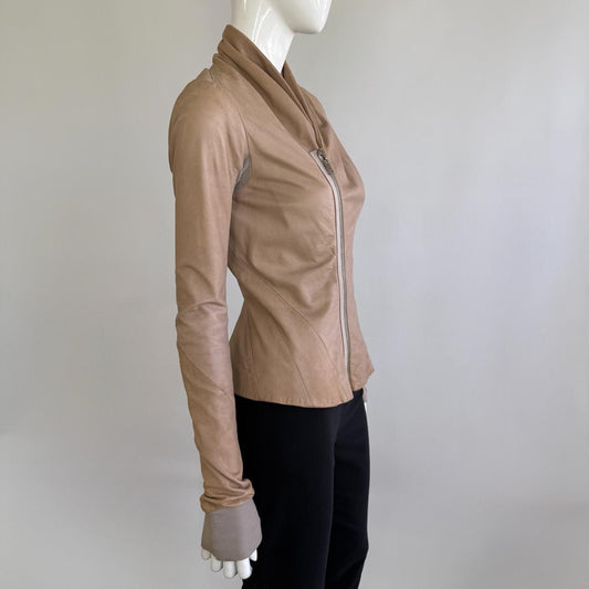 Archival 2000s Rick Owens Leather Jacket