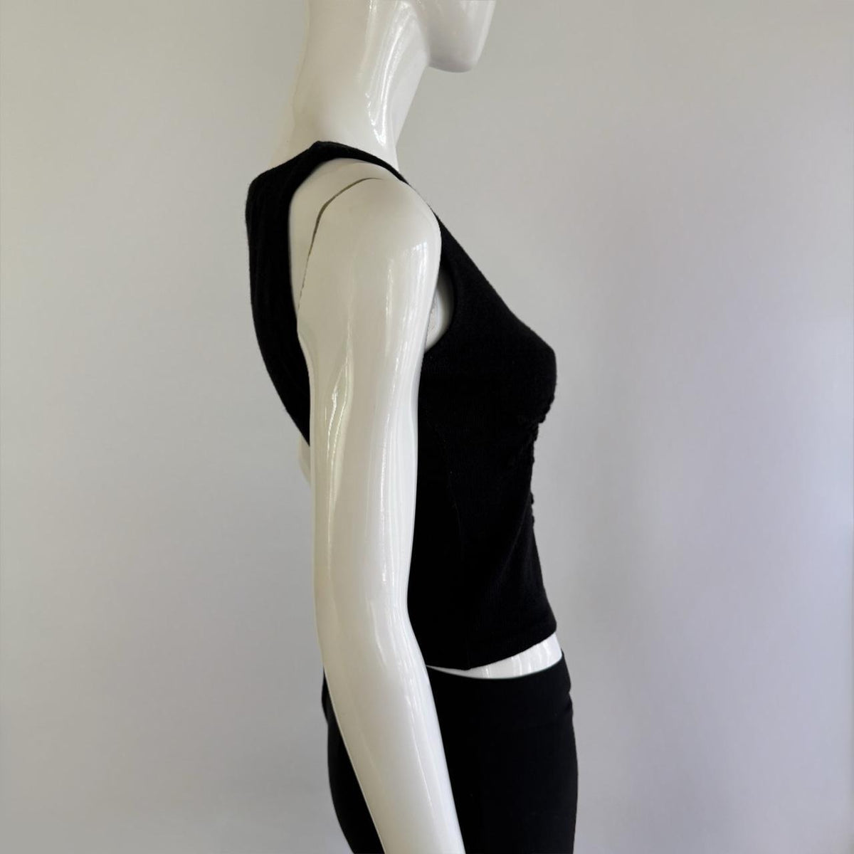 Fendi Jeans Vintage 90s Knit Cross Tank Top
