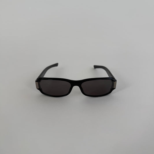 Gucci Tom Ford 90s Strass Black Rectangular Sunglasses