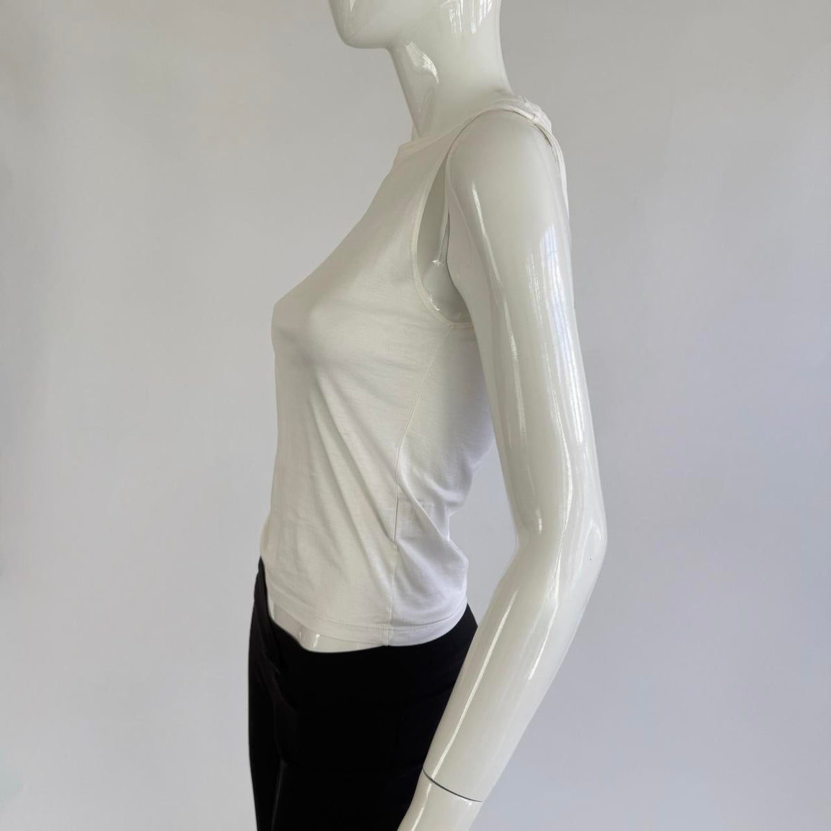 Gucci Vintage Tom Ford Era Ruched Side Sleeveless Top