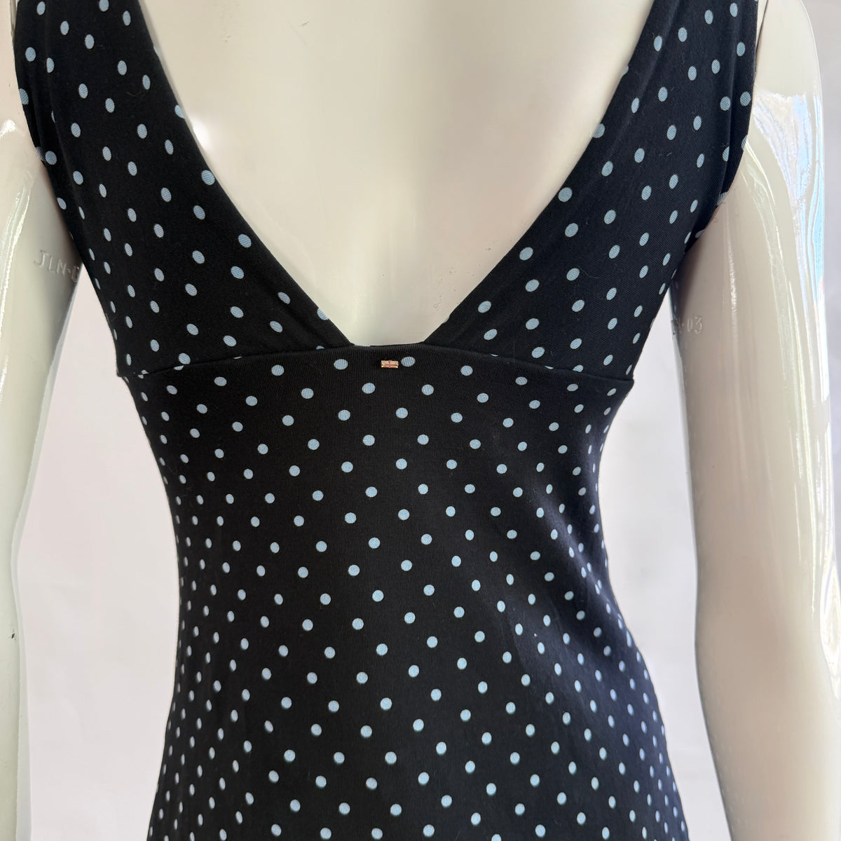 Sportmax Vintage Polka Dot Mini Dress