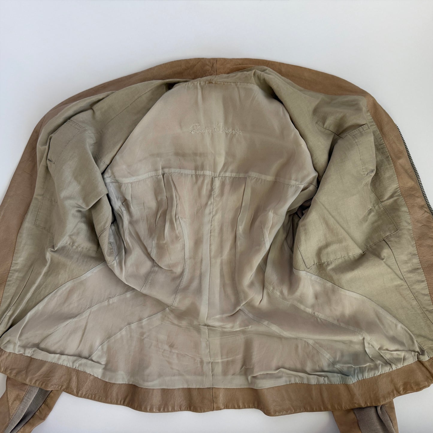 Archival 2000s Rick Owens Leather Jacket