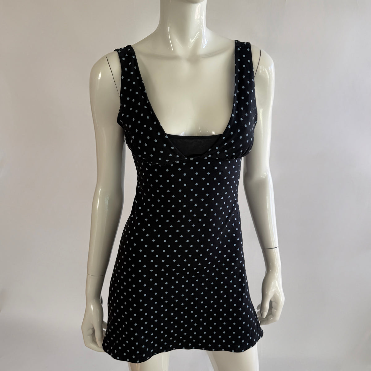 Sportmax Vintage Polka Dot Mini Dress