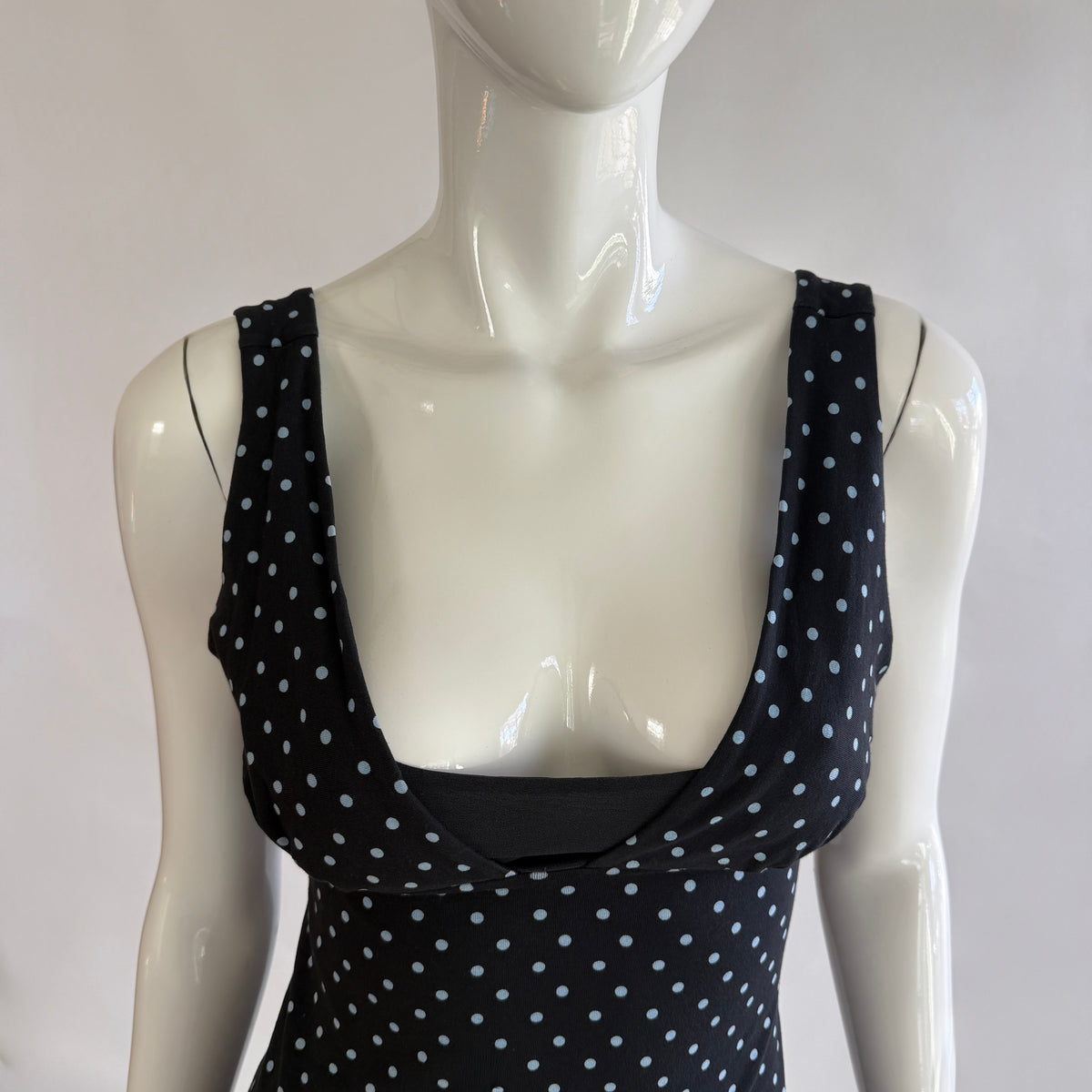 Sportmax Vintage Polka Dot Mini Dress