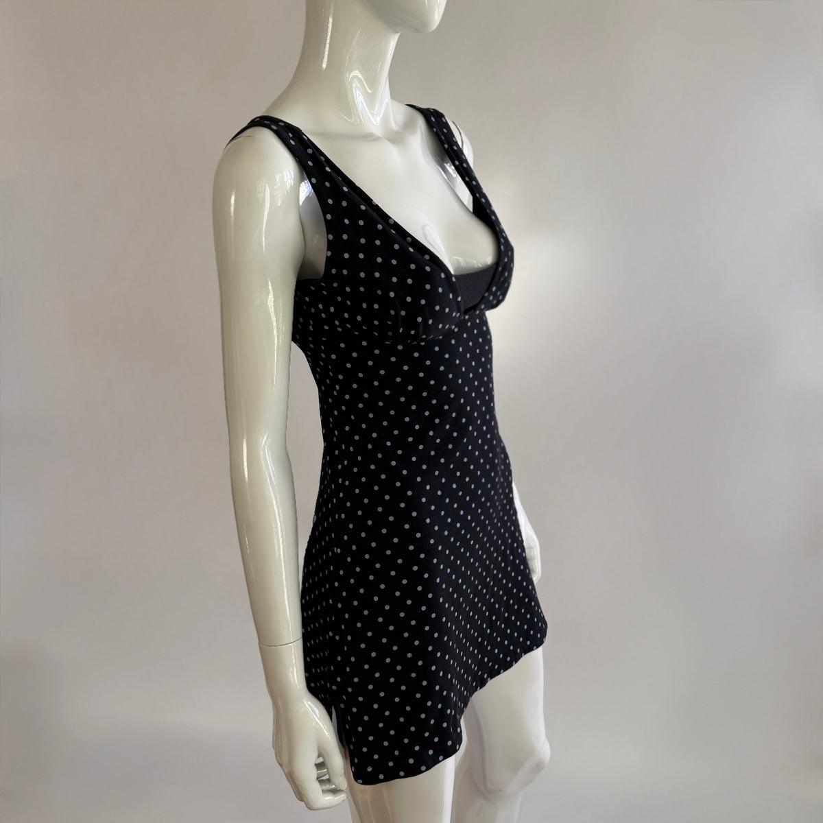 Sportmax Vintage Polka Dot Mini Dress