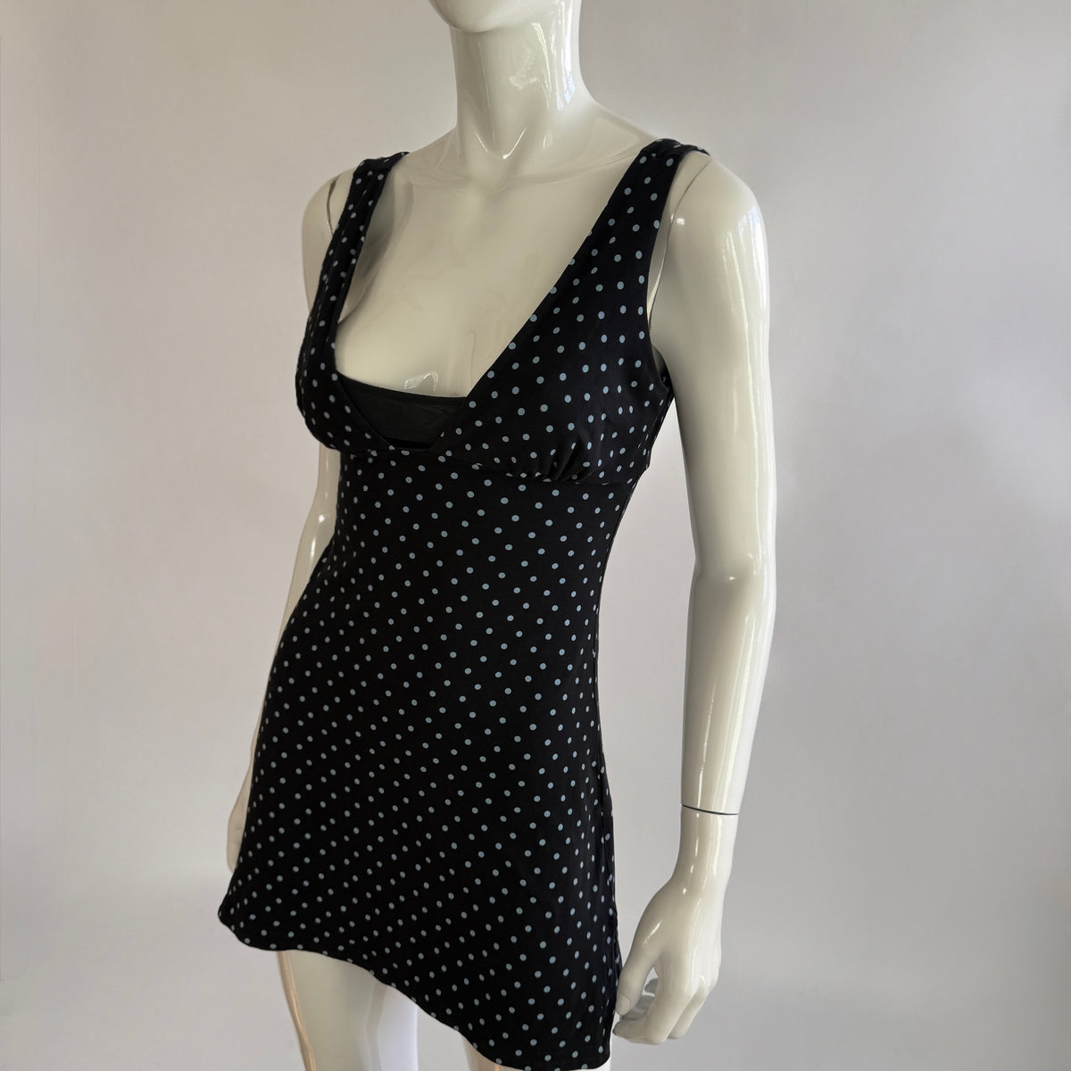Sportmax Vintage Polka Dot Mini Dress