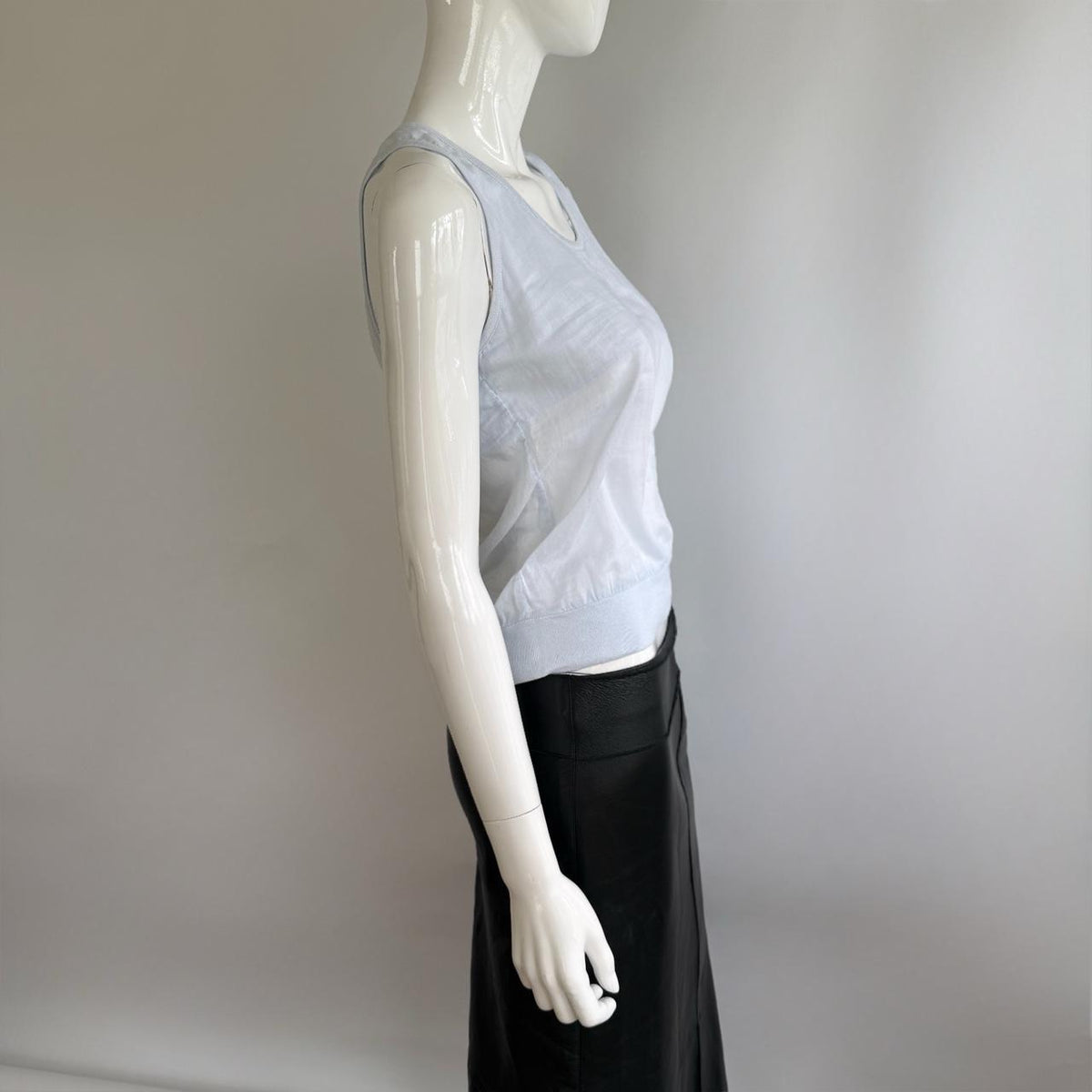MM6 Maison Martin Margiela Vintage Light Blue Layered Top