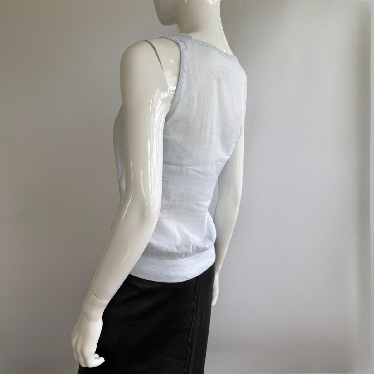 MM6 Maison Martin Margiela Vintage Light Blue Layered Top