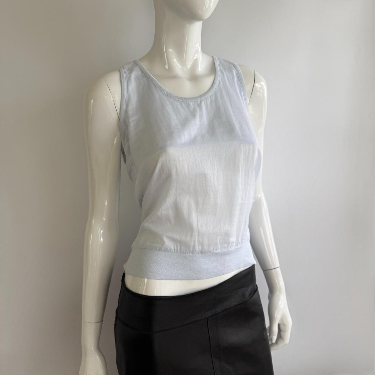 MM6 Maison Martin Margiela Vintage Light Blue Layered Top