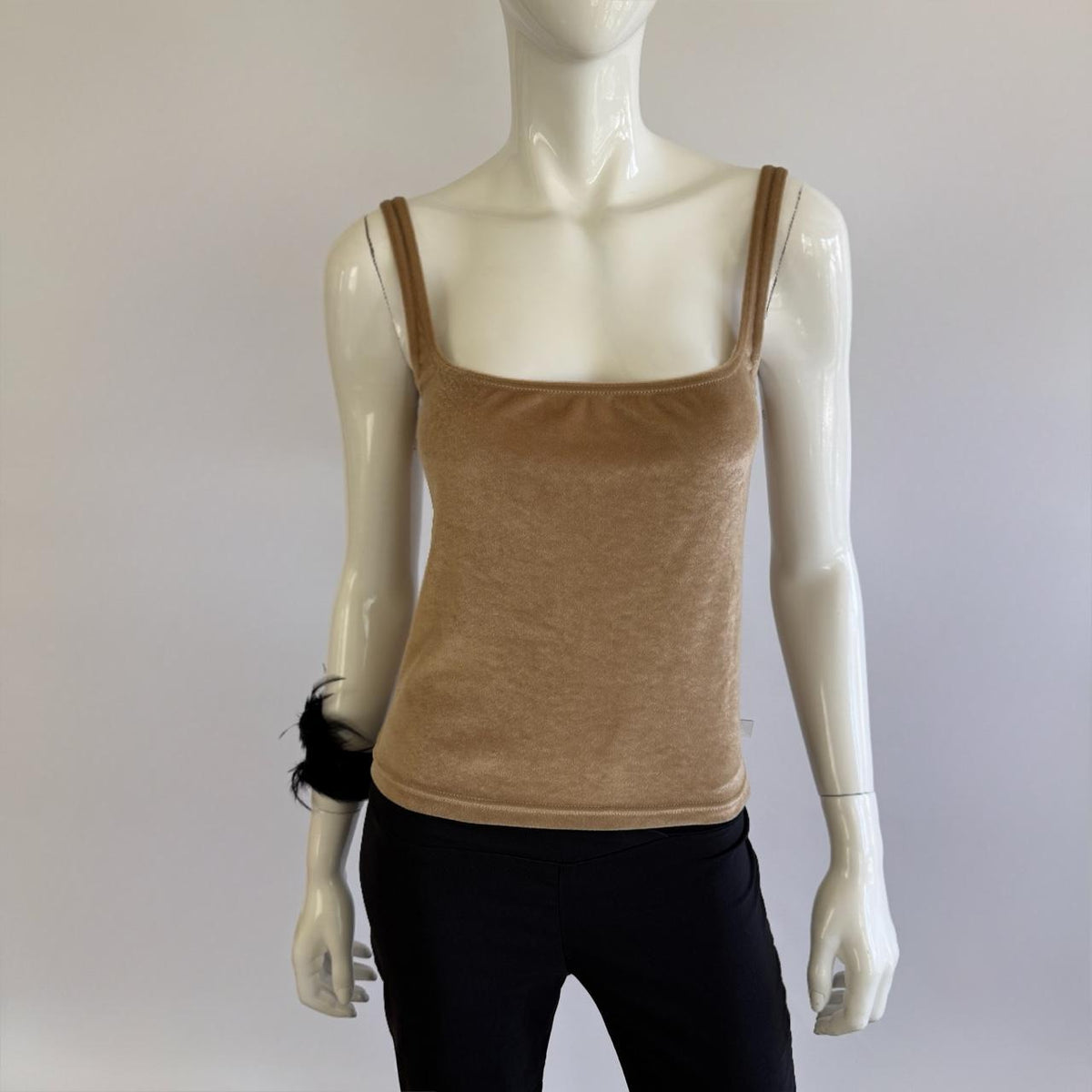 Louis Vuitton Vintage Velour Tank Top