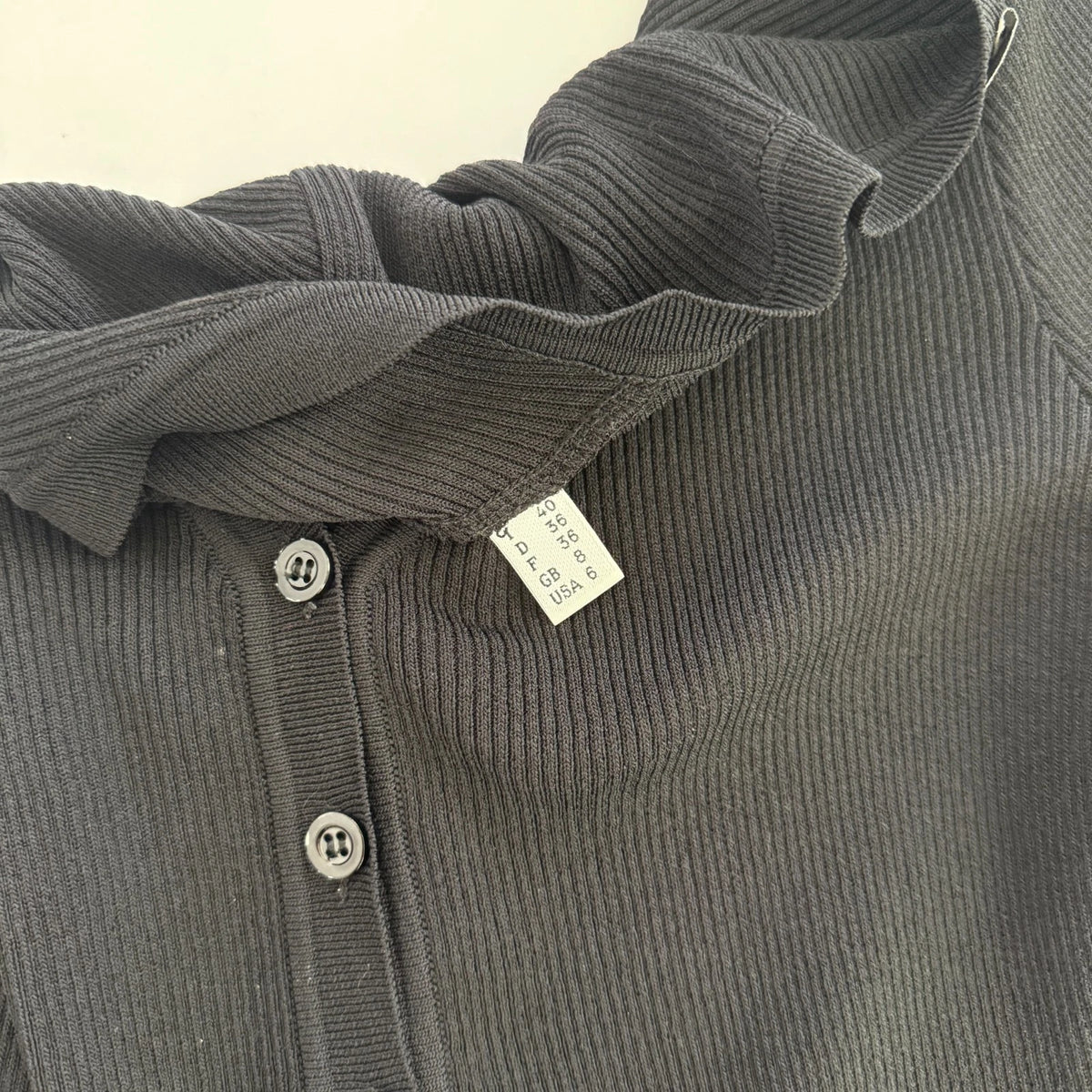 Moschino Cheap & Chic Vintage 90s Ribbed Cardigan