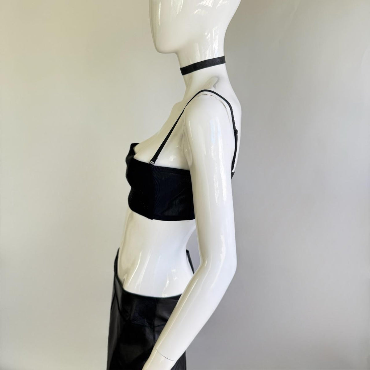 Plein Sud Vintage Embellished Crop Bra Top