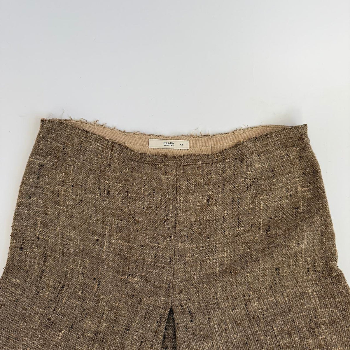 Prada Archival Vintage 2000 Pleated Midi Skirt