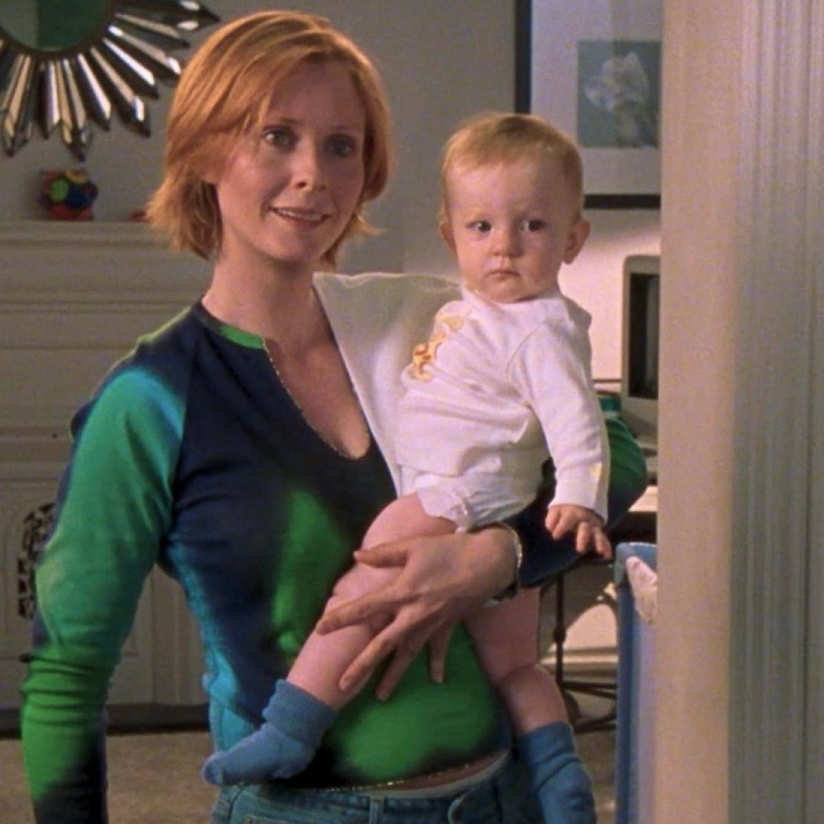 Roberto Cavalli 90s Ombre Long Sleeve Top - seen on SATC