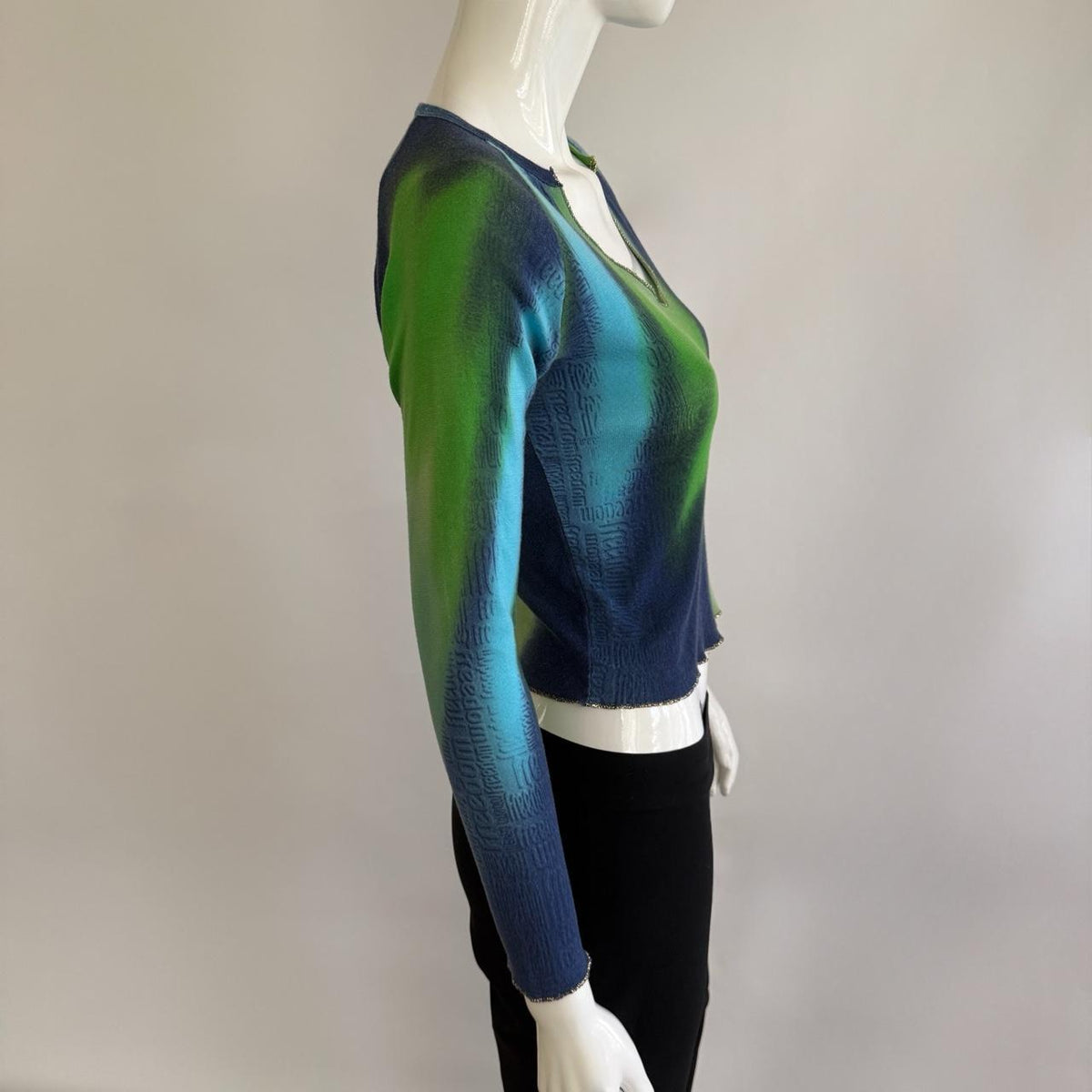 Roberto Cavalli 90s Ombre Long Sleeve Top - seen on SATC