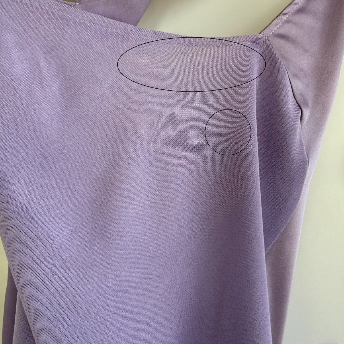 Versace Early 2000s Lilac Silk Draped Halter Top