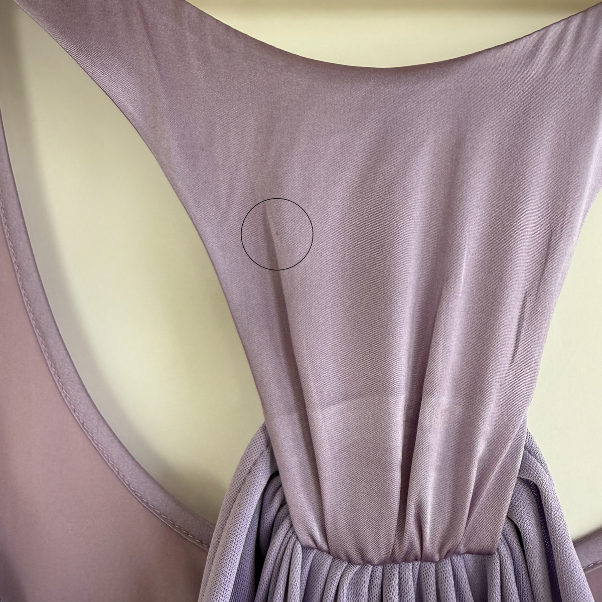 Versace Early 2000s Lilac Silk Draped Halter Top