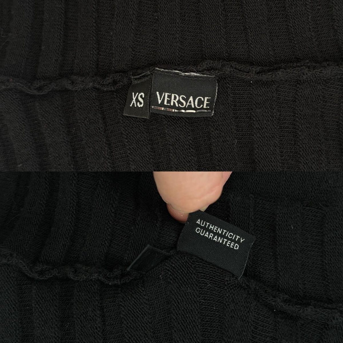 Versace Sport Vintage Mock Neck Knit Top