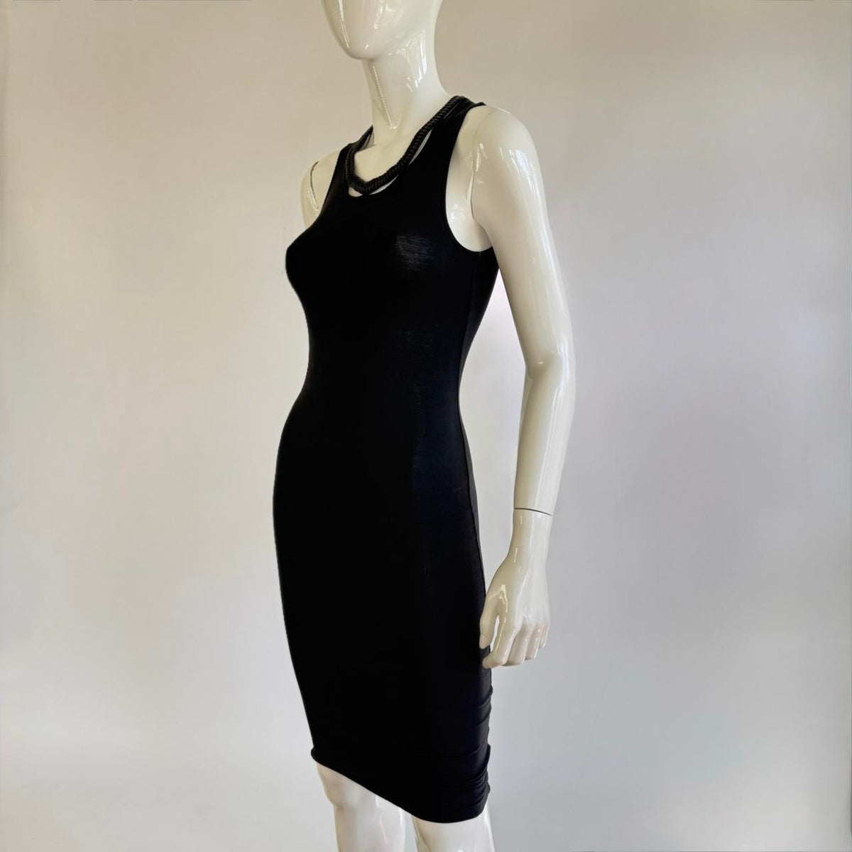 Versus Versace Vintage Black Bodycon Dress