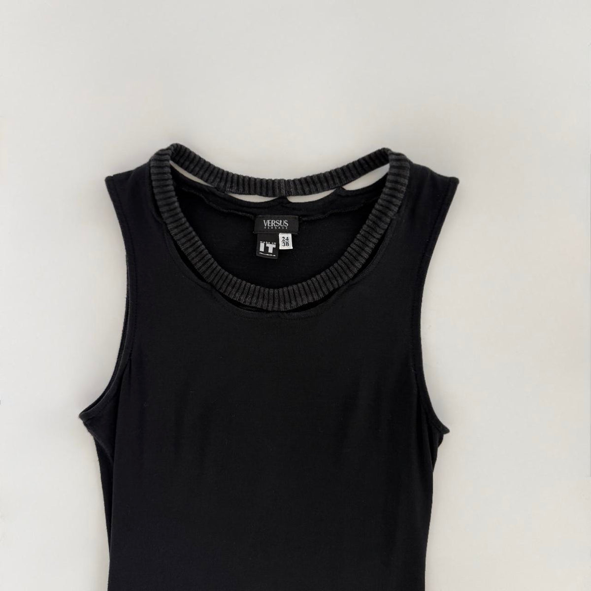 Versus Versace Vintage Black Bodycon Dress