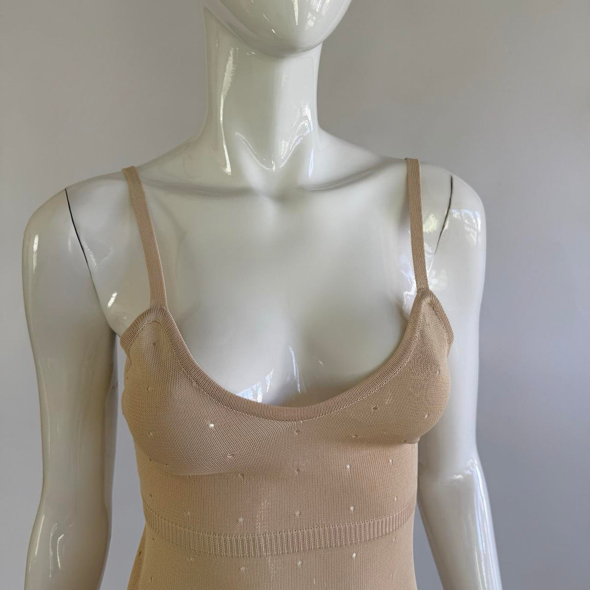 Versus Versace Vintage Pointelle Knit Cami Top