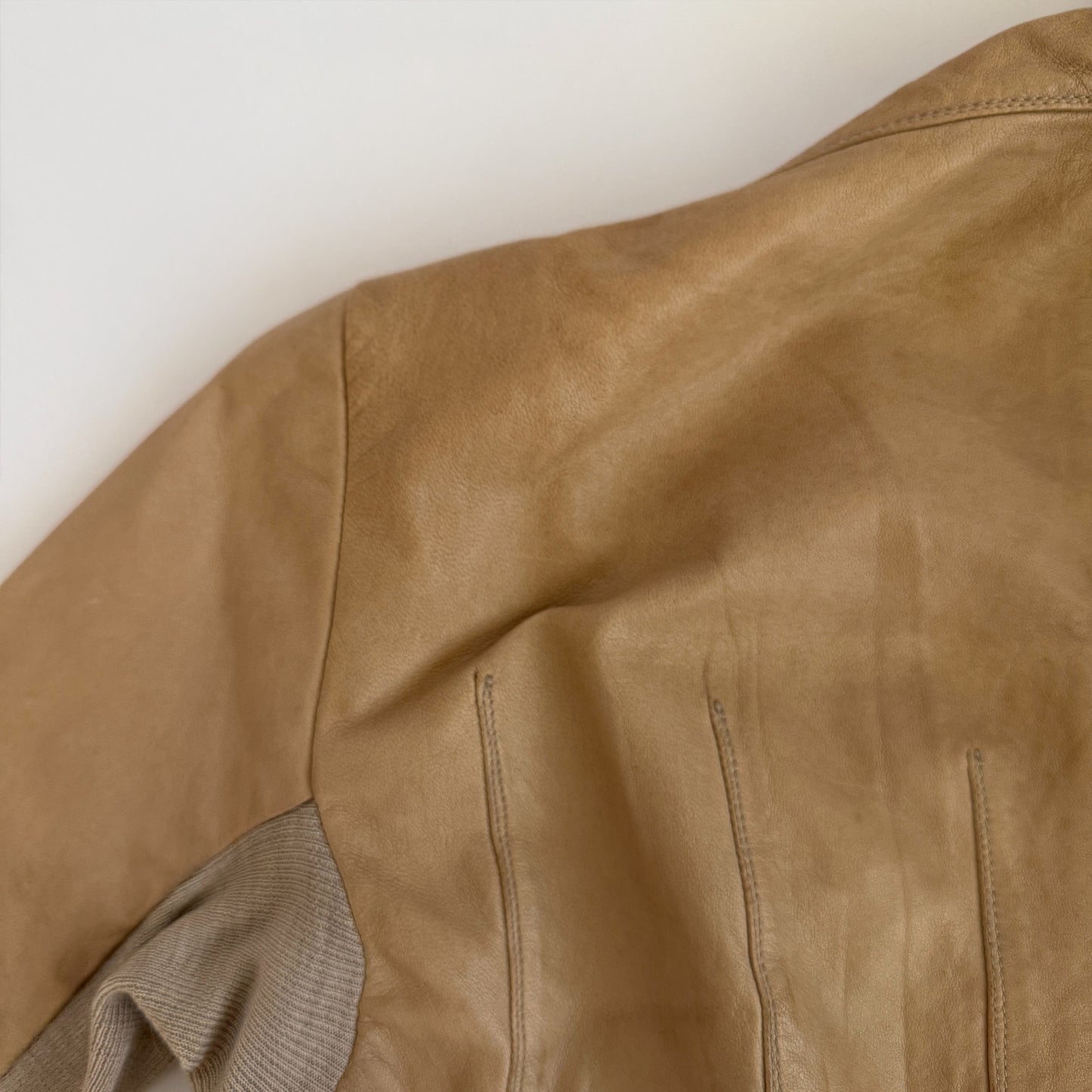 Archival 2000s Rick Owens Leather Jacket