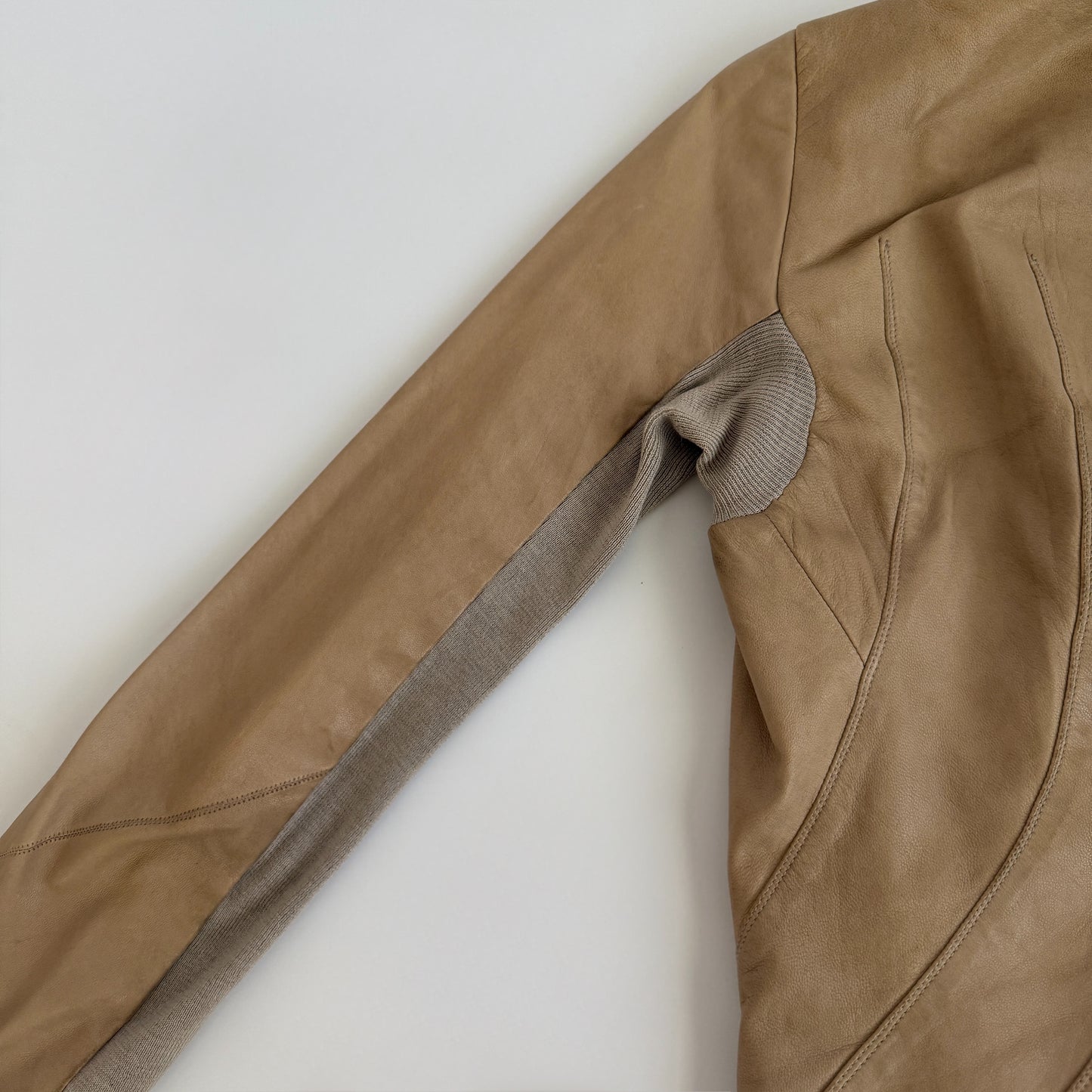 Archival 2000s Rick Owens Leather Jacket