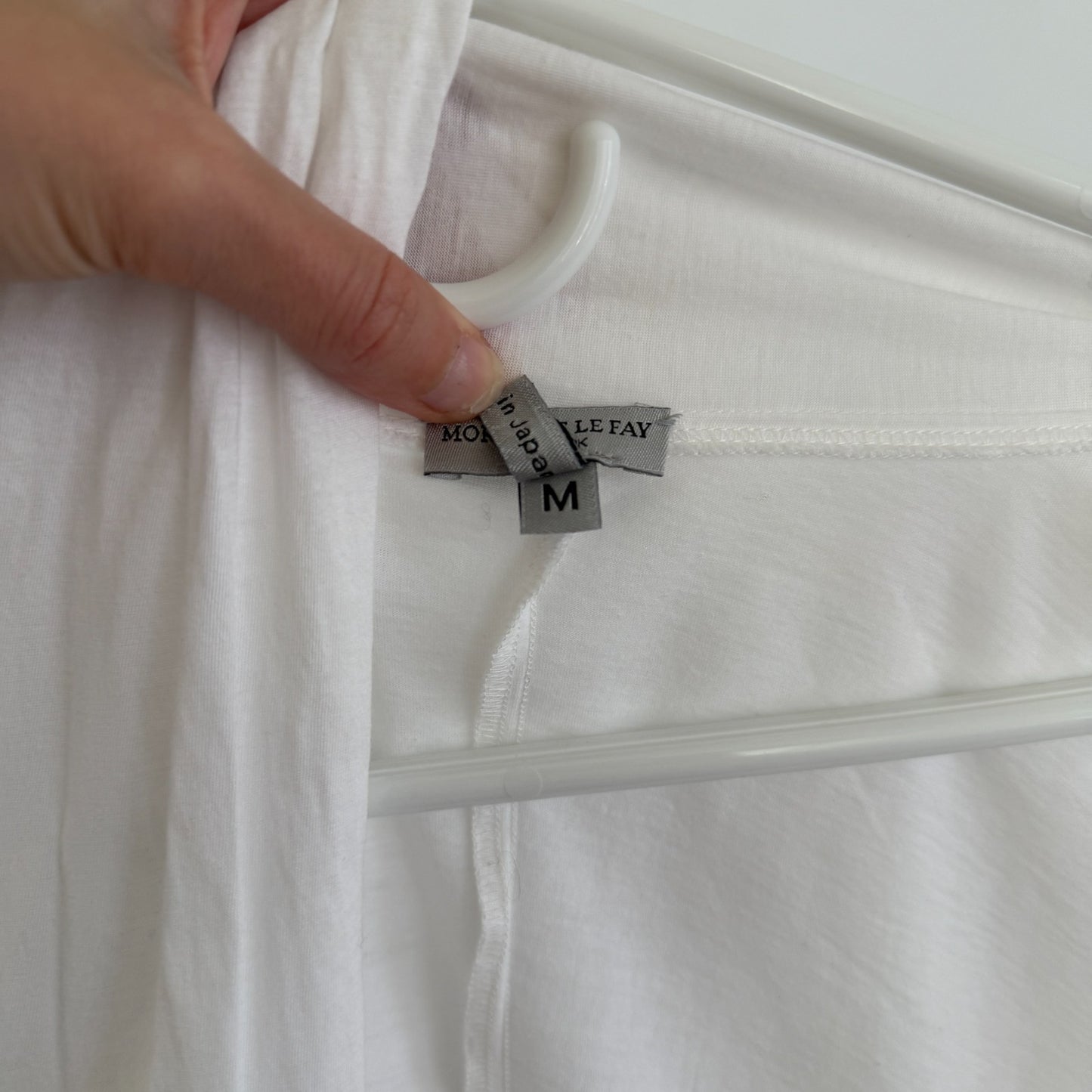 Archival 90s Morgane Le Fay Draped Wrap Top - White Minimalist Avant-Garde