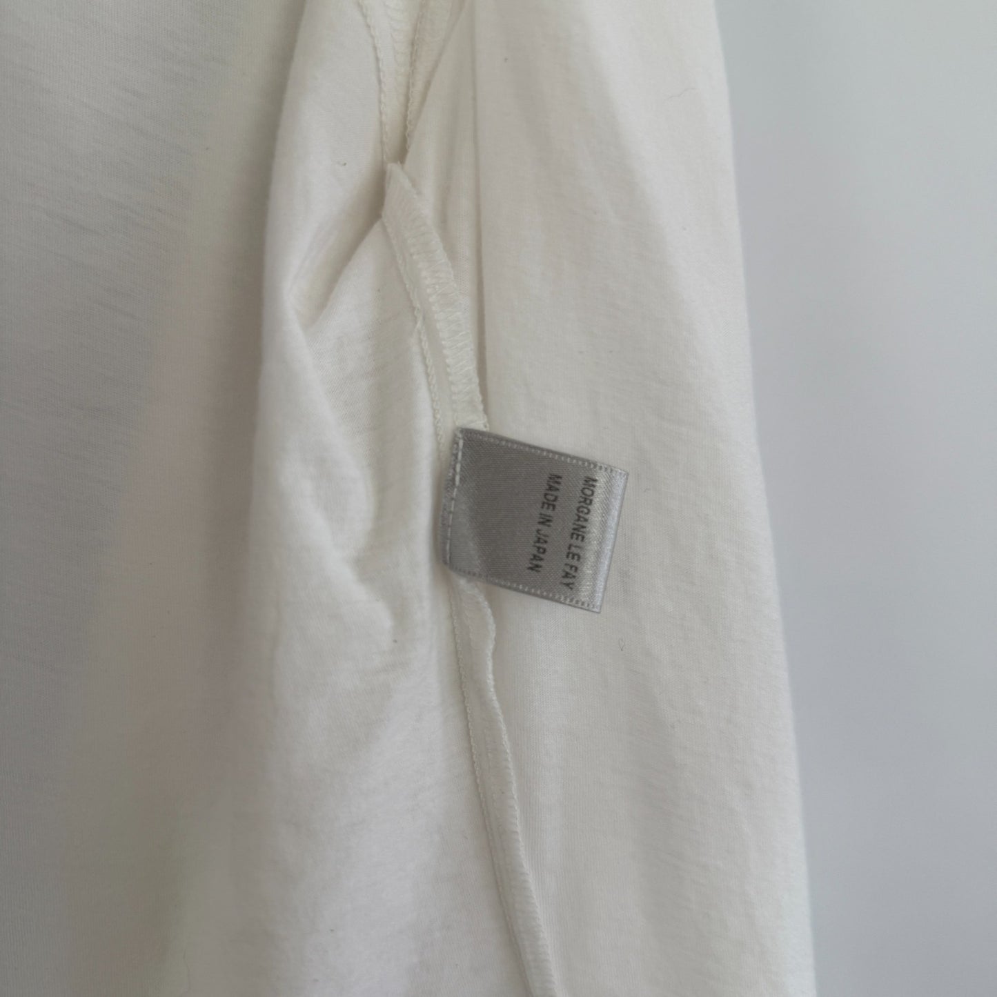 Archival 90s Morgane Le Fay Draped Wrap Top - White Minimalist Avant-Garde